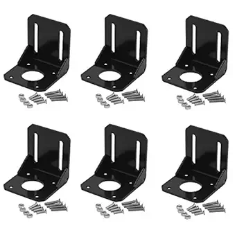 Anndason Nema 17 Stepper Motor Mounting Bracket w/ M3 Screws (6 PCS)