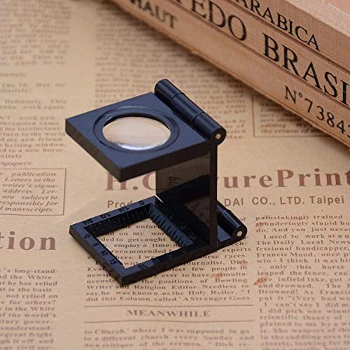 Loupe microscope pliable 8X 22mm pour mesurer les détails sans flou
