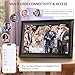 YUYIALARM WiFi Uhale Digital Picture Frame, Digital Photo Frame with 1280x800 HD IPS Touch Screen,Share Videos Photos Instantly Send Wishes via Uhale App from Anywhere, Gifts for Christmas(10.1 Inch)