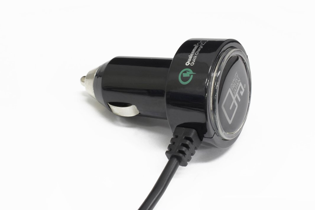 クオリティトラストジャパン Qualcomm認証  Quick Charge2.0対応 充電出力を自動切替 車載充電器 QX-032BK w17b8b5 Amazon.co.jp: クオリティトラストジャパン Qualcomm認証 【超