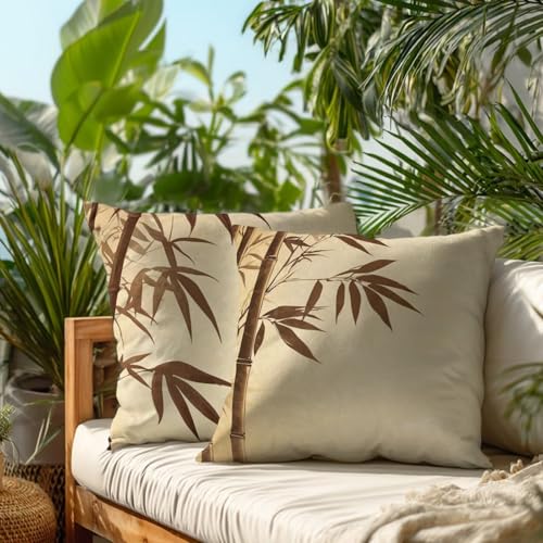 Coussin extérieur imperméable lot de 4 lavable avec impression G-46
