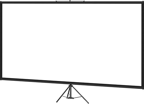 Miniatura 10 de VEVOR Pantalla de proyector de trípode con soporte de 60 pulgadas 169 4K HD, soporte de pantalla de proyección sin arrugas, altura ajustable,