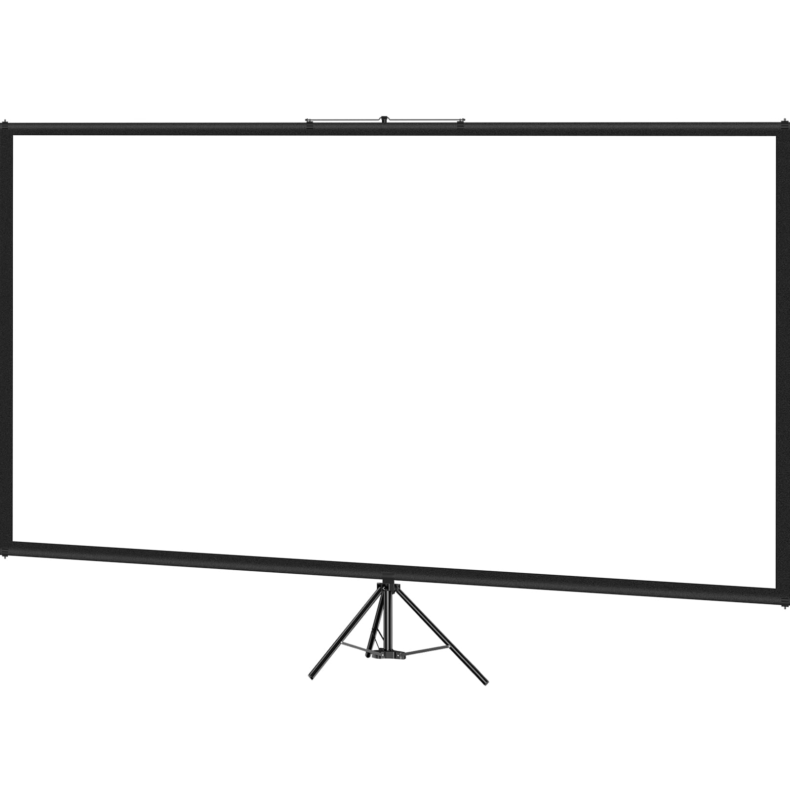 VEVOR Écran de Projection 110 Pouces 4K HD 16:9 Trépied Réglable 244x137 cm Infroissable Blanc/Noir