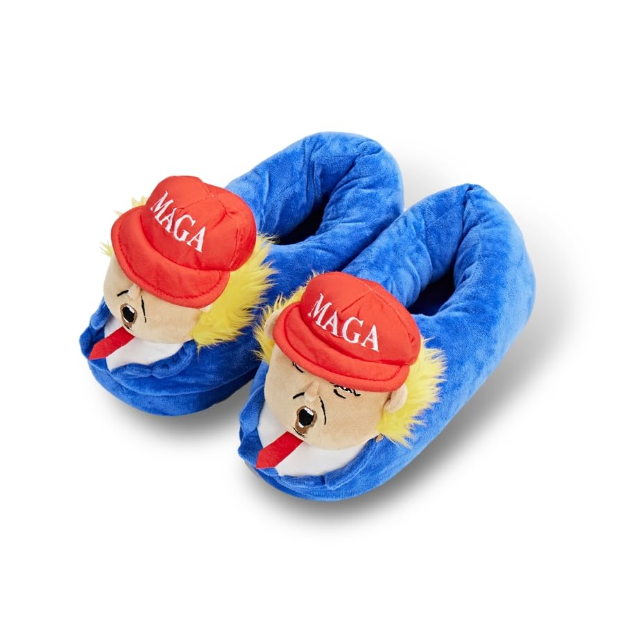 Image of ooohyeah Unisex's Non Slip Fuzzy Novelty Slippers, Indoor Funny Cozy House Shoes for Women & Mens
