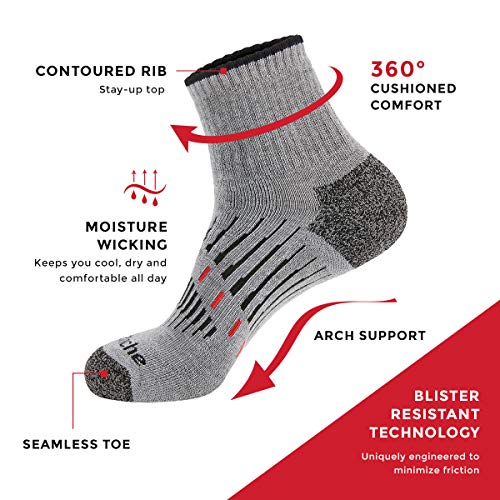 Avalanche Men's Smooth Glide Everyday Performance Low Cut Socks 2-Pack2