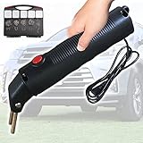 【TORCHE DE SOUDAGE】5 fonctions principales : 1. Le soudage des goujons répare et complète gratuitement les fissures qui apparaissent sur vos accessoires. 2. Il peut également être fixé avec différentes vis. 3. Le soudage à chaud peut lisser la surface et la garder belle. 4. La cisaille à chaud peut laisser des espaces réguliers et se fermera automatiquement. 5. Le brasage vous offre un moyen plus rapide et plus économe en énergie.