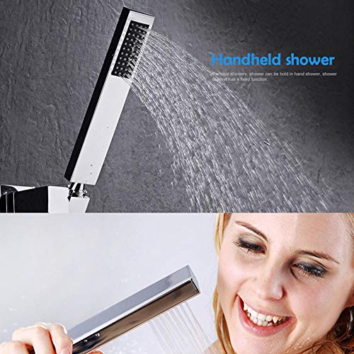 Pomme de douche avec douchette résolvant le manque de débit - 7