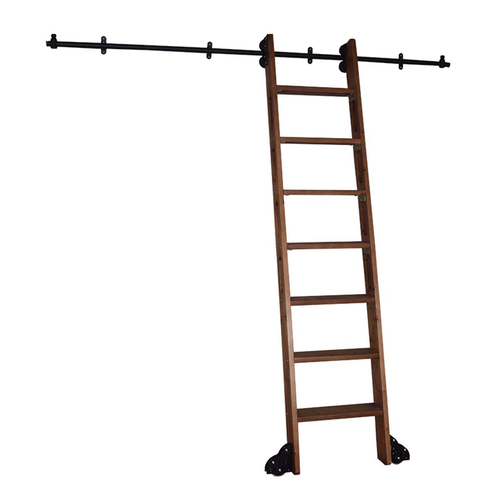 Kit de quincaillerie pour porte de grange coulissante MiroDo facilitant l'accès au loft intérieur