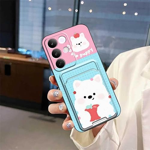 Phone Case Compatible with Realme C85 Pro 4G, TPU Card slot Dirt-resistant Back Cover Shockproof Card bag Card sleeve protective