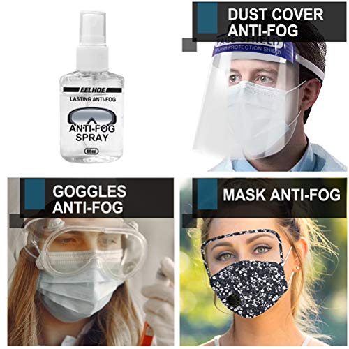 BSTiltion Anti Fog Spray voor bril, 60ml Premium Anti-Fog Behandeling Brillen Anti Mist Spray Effectieve bescherming tegen verstuiving voor bril, bril, helm vizieren, Ski Maskers, Spiegels, Lenzen - Image 7