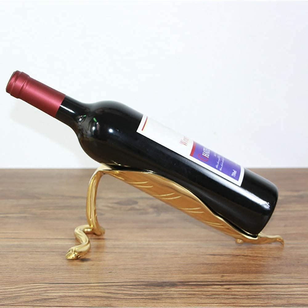Décoration de table salle à manger feuille de vin en métal pour centre de table