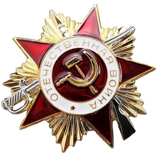 Vobumix USSR Guards Medal Military Soviet Medal Two-Tone Badge Imperial