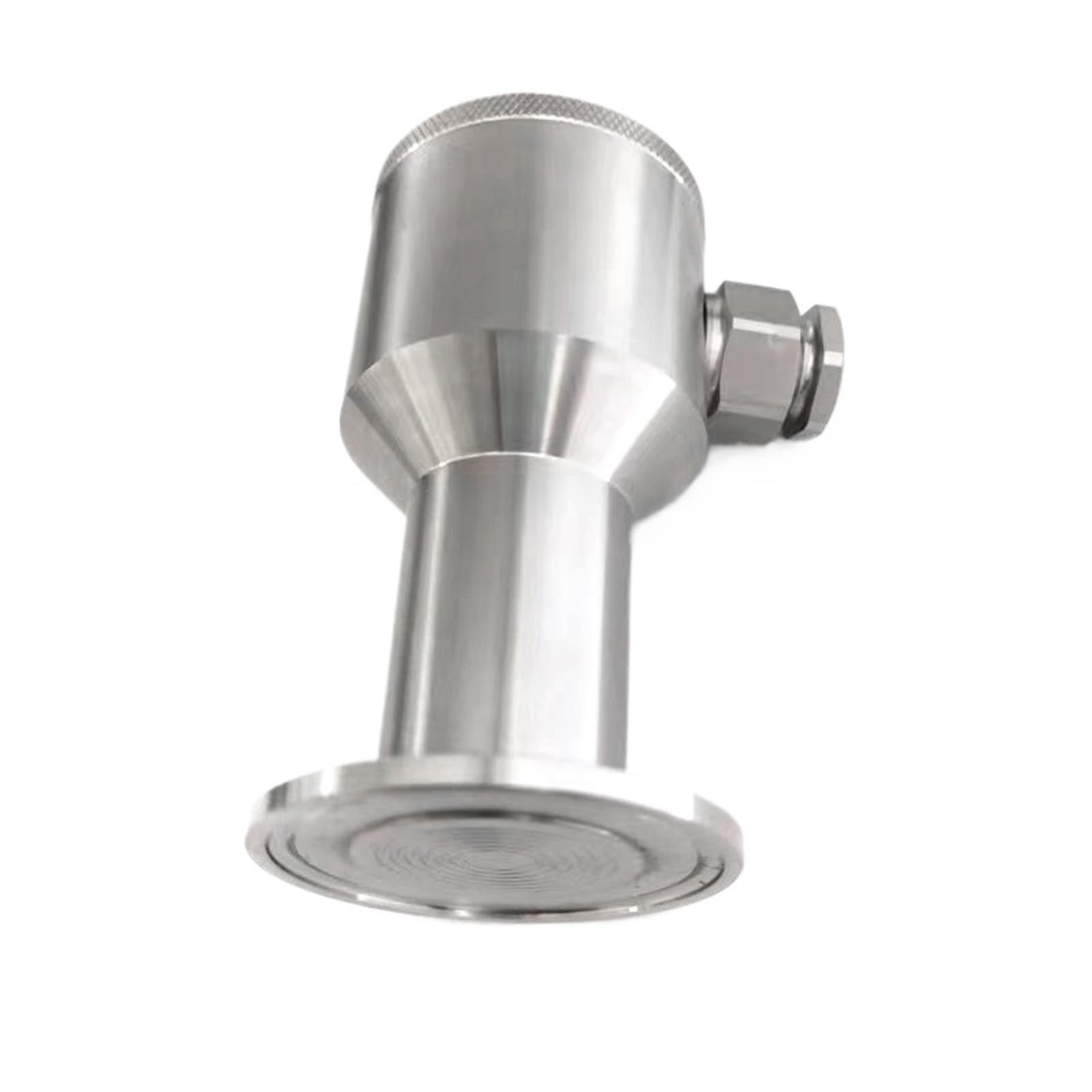 NOBIRTBSA Pressure Sensor Pressure Transmitter Ferule Sensor Full Stainless Steel Shell Clamp 50.5mm Quick Installation(64mm-4-20ma,0-0.4Mpa)