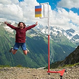 Vertical Jump Tester Youth Vertical Jump Trainer for Basketball& Leg Strength, Stable Jump Measurement Test Stick Pole Tool, Adjustable Heig