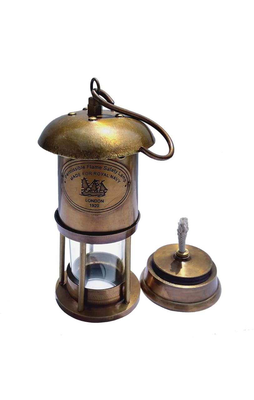 Amazon.com: New Antique Vintage Style Brass Nautical Miner
