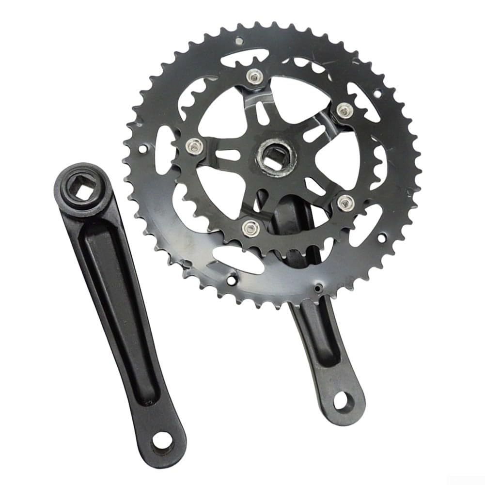 Pédalier de vélo 50/34 dents pour vélo de route 8-10 vitesses, disque à engrenage variable, 170 mm, manivelle à trou carré