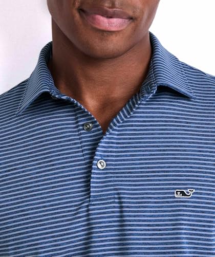 vineyard vines Men's Tri-Color Bradley Stripe Sankaty Polo3