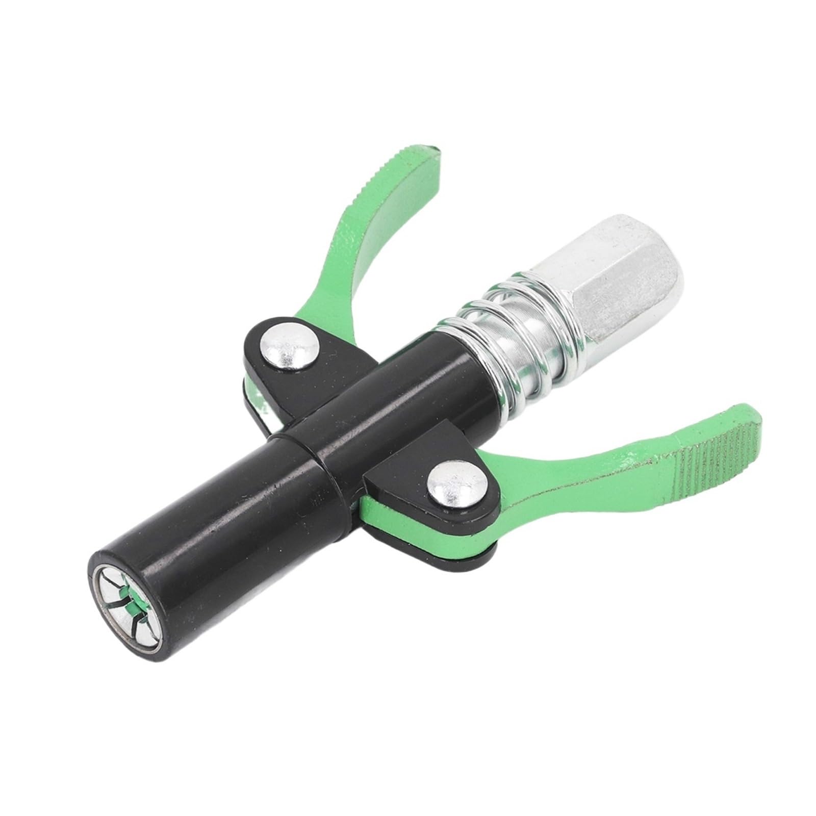 LYMFE Grease Gun,Heavy-Duty Handle Grease Gun Double Handle Grease Gun Coupler Minimum High Pressure Self Locking Quick Release Lock Oil Injection Nozzle