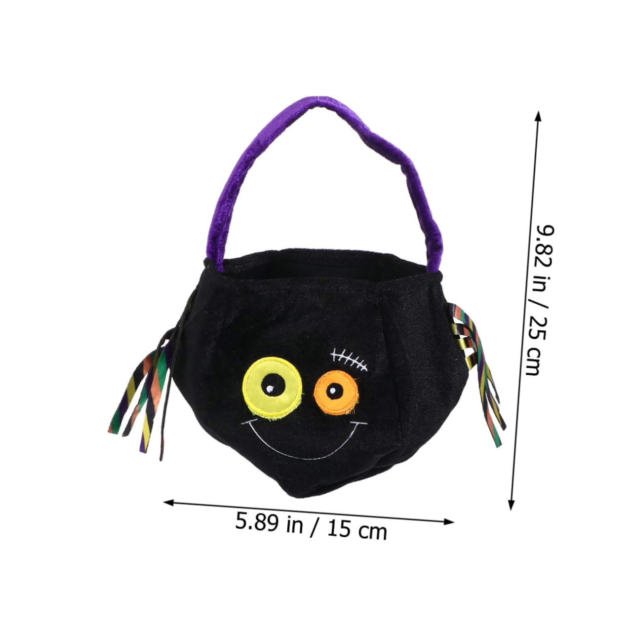Ciieeo Halloween Pumpkin Bag Candy Bag for Halloween Creative Handbag Lightweight Tote