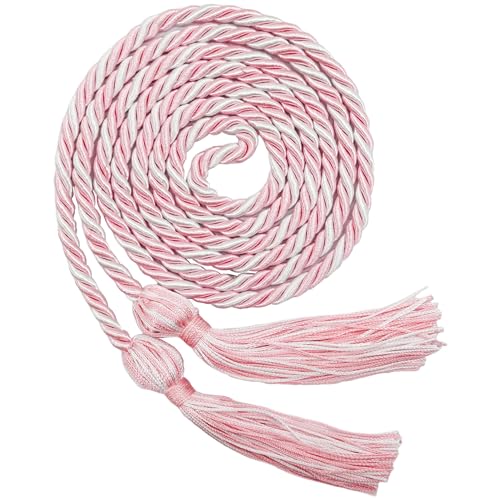 Image of GraduationMall Graduation Honor Cord 68 inch PinkWhite