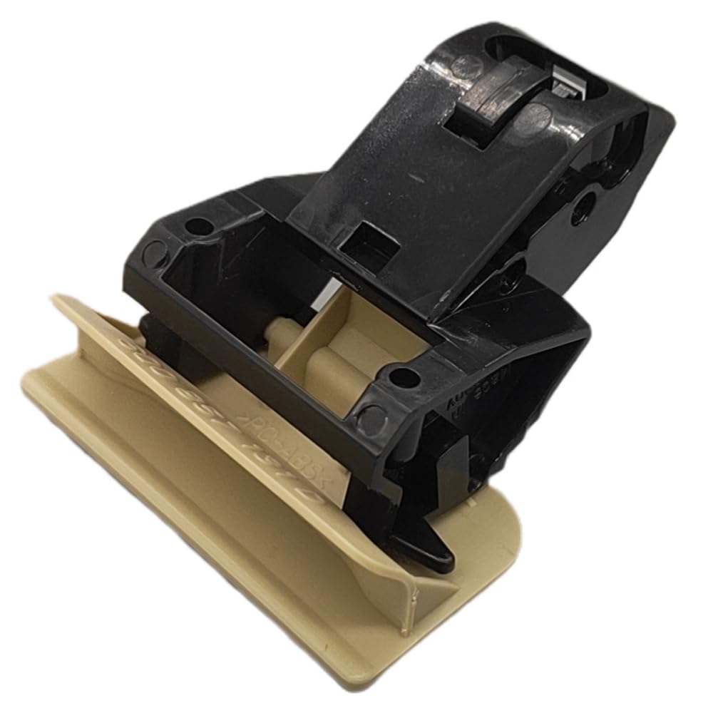 Riloer 1x Maniglia del fermo del vano portaoggetti compatibile con Volkswagen Polo 2005 2006 2007 2008 2009, 6Q0857131D, Beige