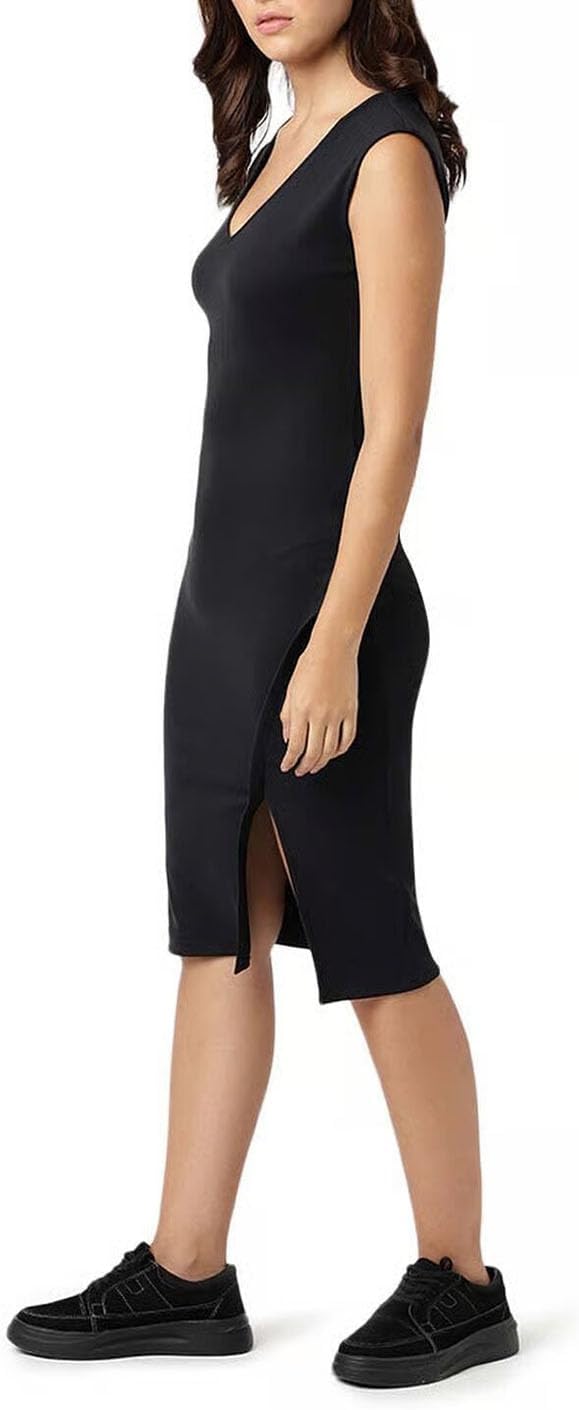 Guess Womens Sleeveless Sharon V Neck Dress - Image 3