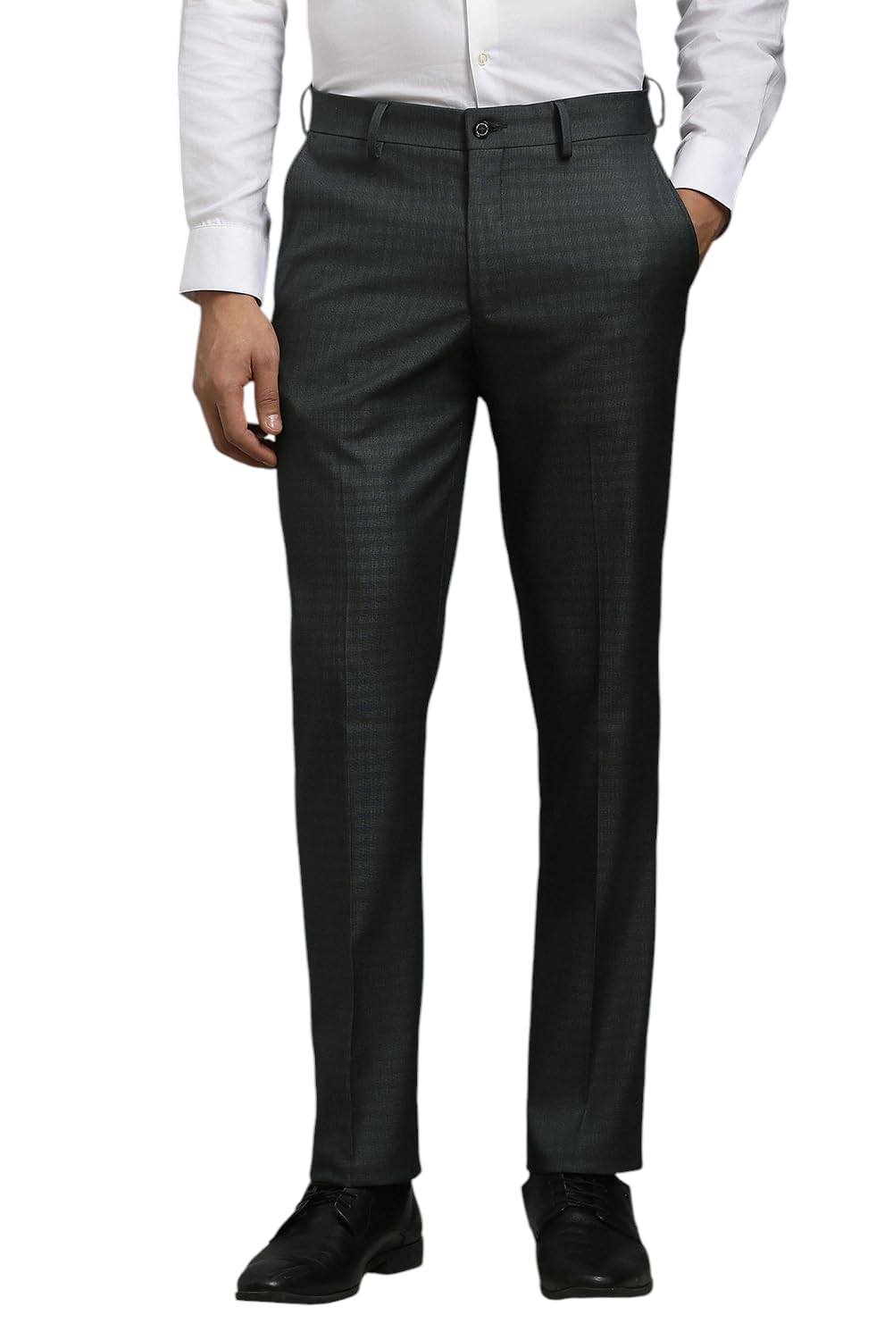 louis philippe Men's Premium Fabric Slim fit Checks Formal Trouser-picture-18