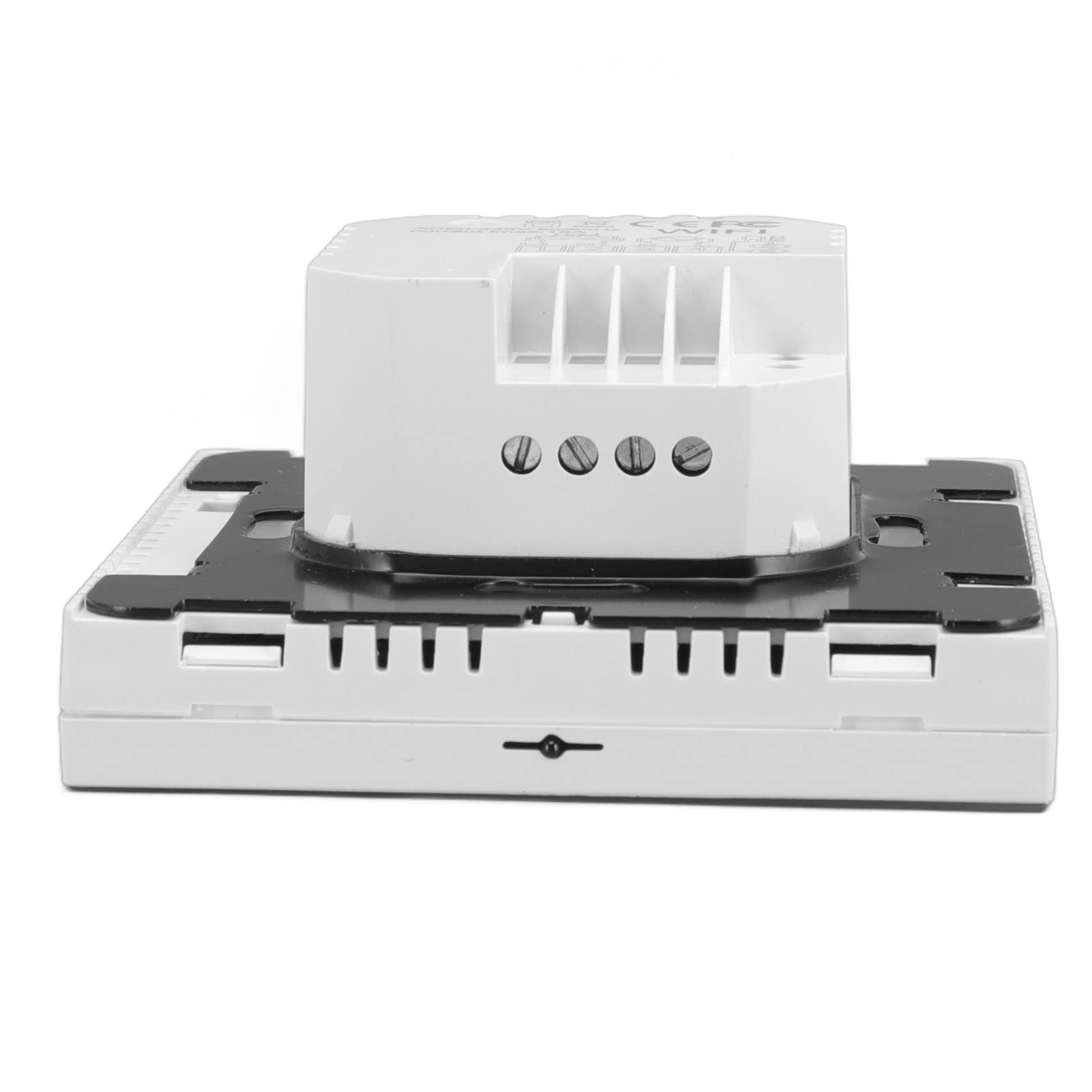 Termostato WiFi digitale con schermo touch, controllo vocale tramite app, termostato intelligente con autocalibrazione per riscaldamento a pavimento.