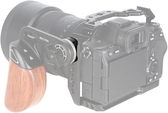 NICEYRIG Rosette Mount Adapter for ARRI Standard M6 X 1.0 for Camera Cage Rosette Side Handgrip - 498