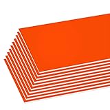 BAZIC Foam Board 20' X 30' Neon Orange, Colored Foam Boards 3/16 Inch Thickness, Presentation Signboards School Craft Project Framing Display, 25-Pack