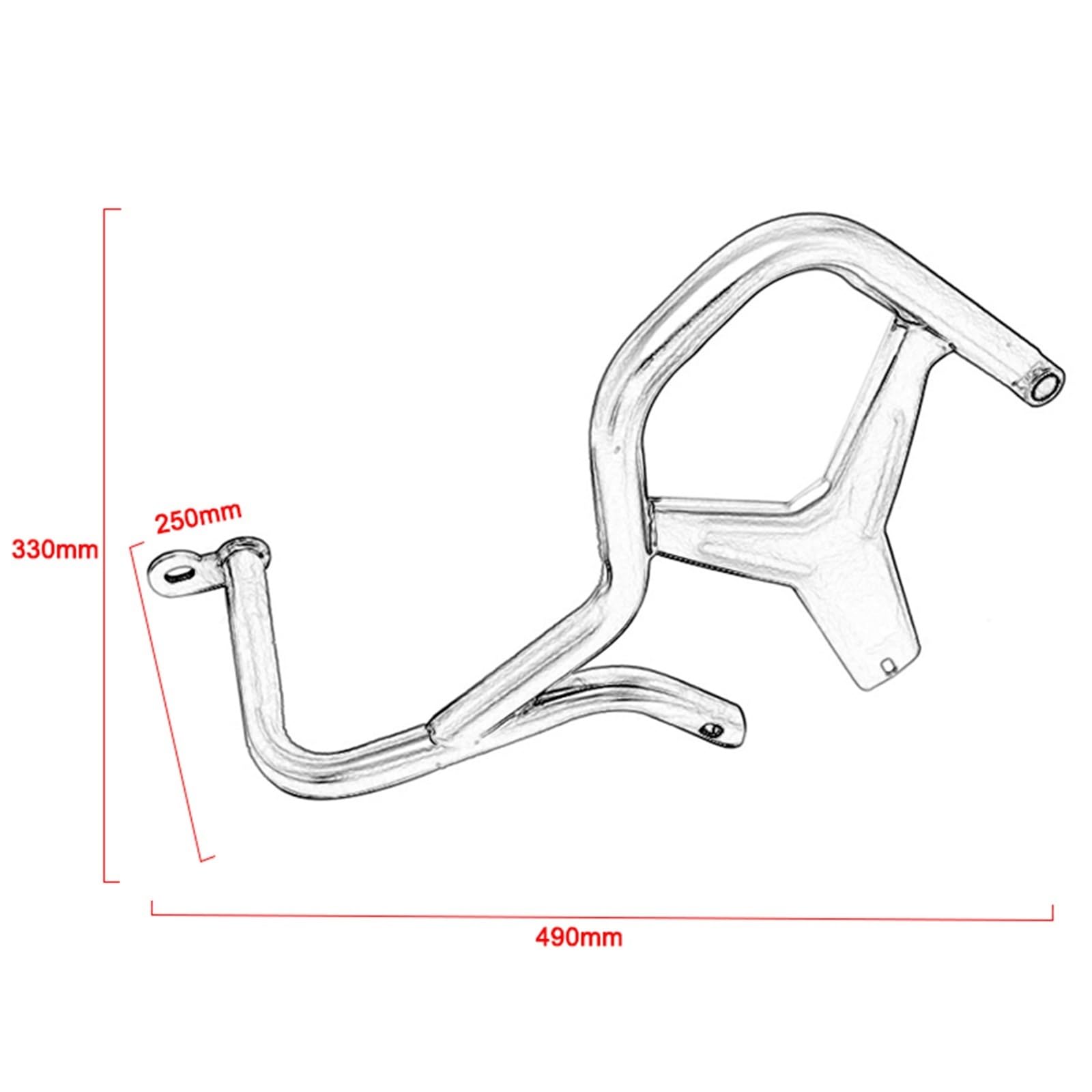 Staffa Protezione Motore Compatibile Con Per R1200GS Per ADV 2014-2019 Barre Paramotore Anteriori E Posteriori Paraurti Moto Protezioni Ammortizzatori