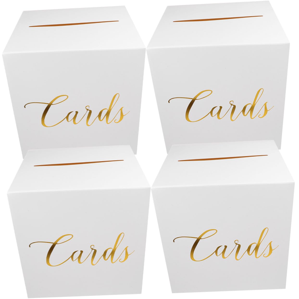 Vaguelly 4sätze Hochzeit Kartenbox Mit Grußkarten Elegante Geldbox Für Karten Und Weiße Hochzeitsdeko Für Feierlichkeiten Zur Sammlung Von Glückwünschen Und Erinnerungen