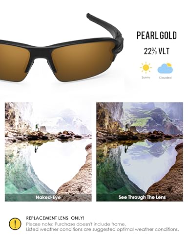 Image of BLAZERBUCK Replacement Lenses & Sock Kit for Oakley Flak 2.0 OO9295 Sunglasses