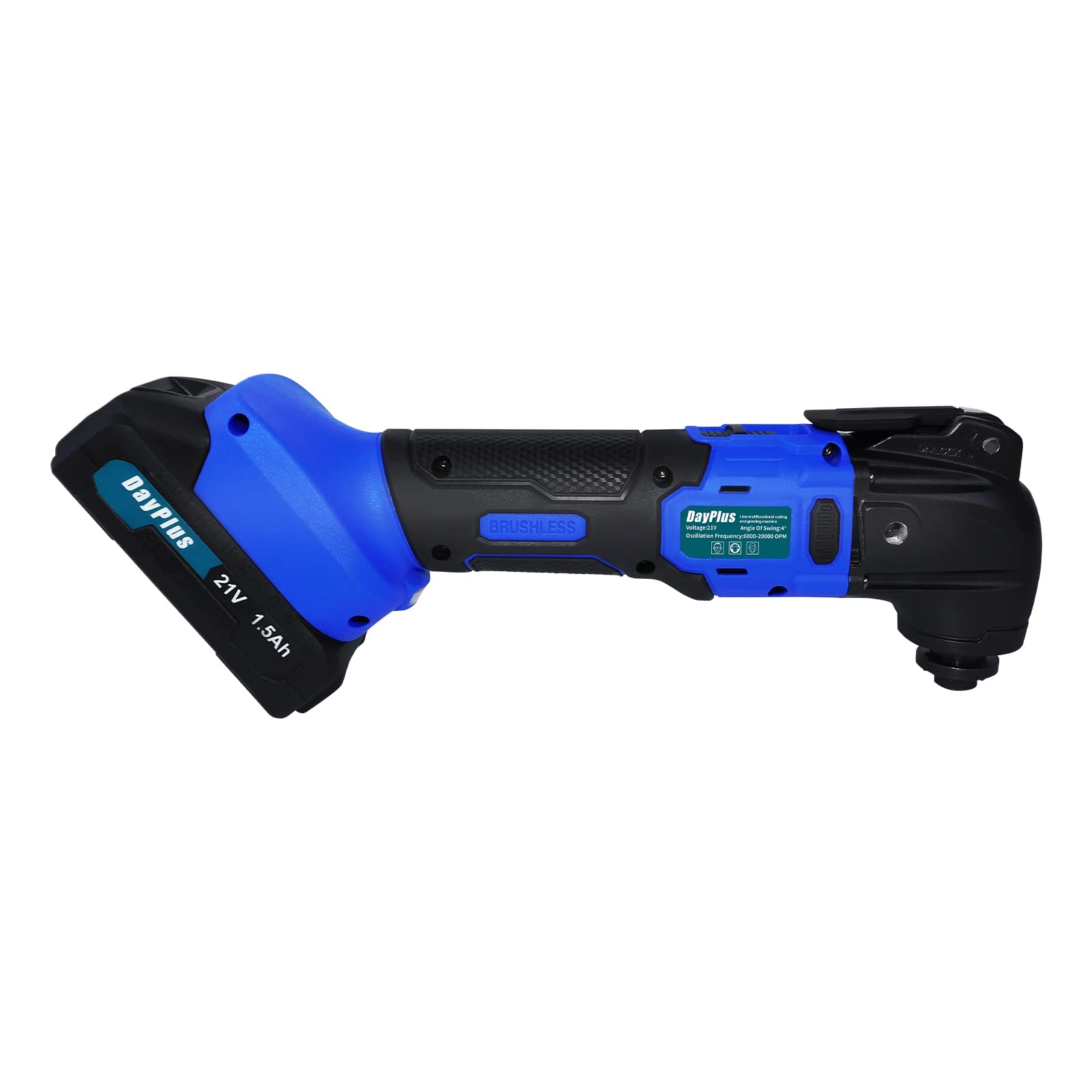 Bürstenlose oszillierende Multitool Trimmer Säge Refurbisher Holzbearbeitung Elektrowerkzeuge 300W oszillierende Multitool mit Zubehörsatz, zum Sägen, Schneiden, Schleifen
