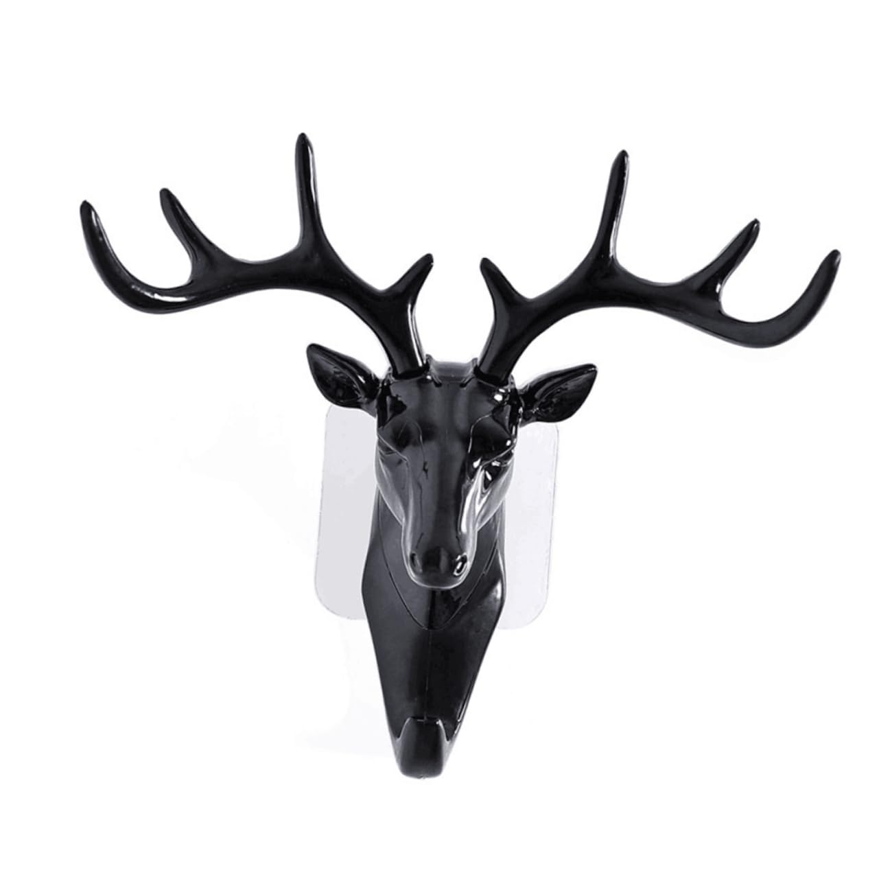 Milisten 3pcs Deer Horn Hooks Animal Head Hooks Unique Design Hooks Grey Hooks Durable Hooks Antlers Hat Hook Retro Hook Hat Holder Clothes Coat Hooks Household Hook up Decorate