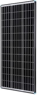 RENOGY Panel Solar Monocristalino 100W 12V (Diseño Delgado) Panel Solar Fotovoltaico - Ideal para recargar baterías de 12V - Para autocaravana, jardín, autocaravana, barco, color negro