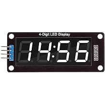 Stable 0.56 inch 4 digit 7 segment LED display module digital tube simple SPI interface multiple color options clock display module