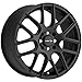 Vision 426 Cross Matte Black Wheel with Painted Finish (14 x 5.5 inches /4 x 100 mm, 38 mm Offset)