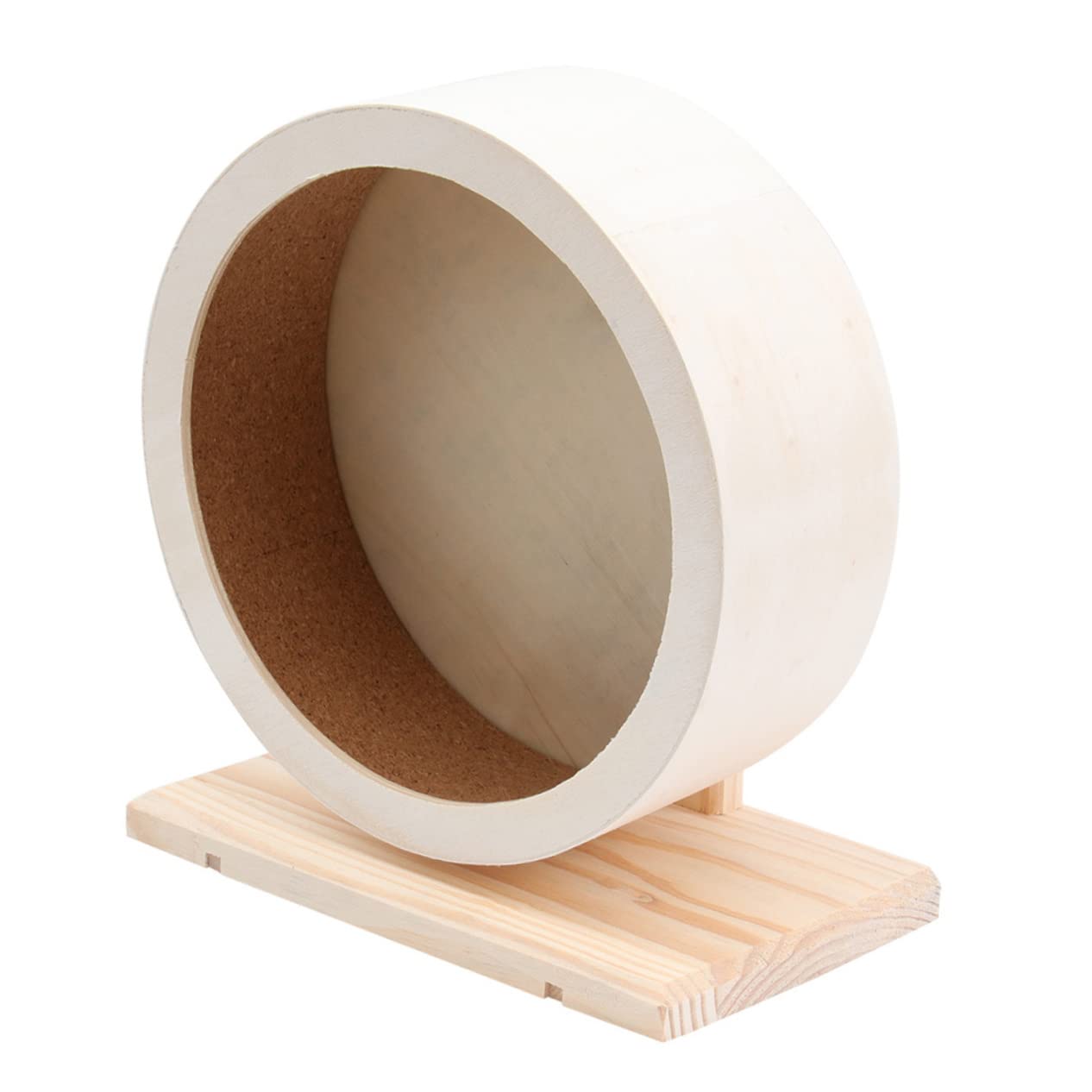Abaodam Rueda silenciosa de madera para hámster, chinchilla, conejillo de indias, rodillo de ejercicio, deportes de mascotas, para hámsteres, enanos, roedores