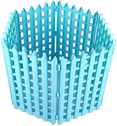 Pets Empire PP Material Pet Fencing Foldable Indoor Outdoor Fence for Pets Size (63 x 36cm) 8 X Sides (Pink)