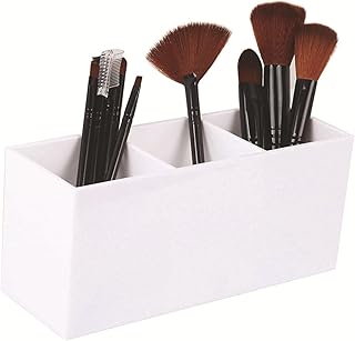 Soporte acrílico para brochas de maquillaje, ...