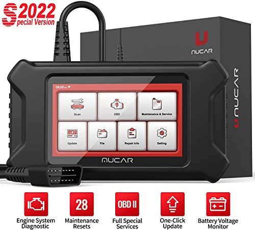 mucar OBD2 Scanner CS90 Diagnostic Scan Tool, Check Engine Code Reader, Diagnostic Scanner with 28 Maintenance Services, Battery Test, Auto Vin, WiFi Free Lifetime Upgrade, Car Scanner for Cars