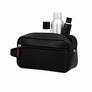 Necessaire Masculina em Couro Sintético com Alça