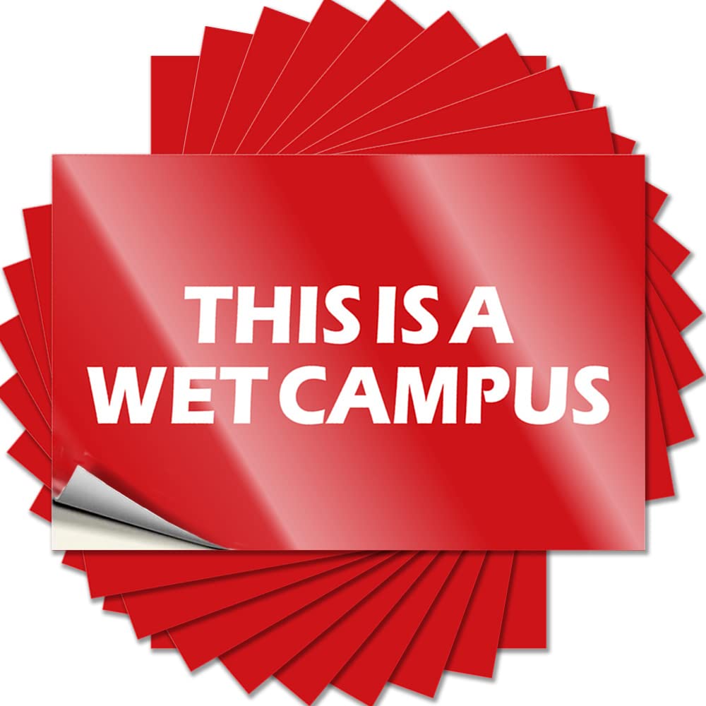 This is A Wet Campus Punk Core - Decals Hat Removable Vinyl Decal(12X18CM)