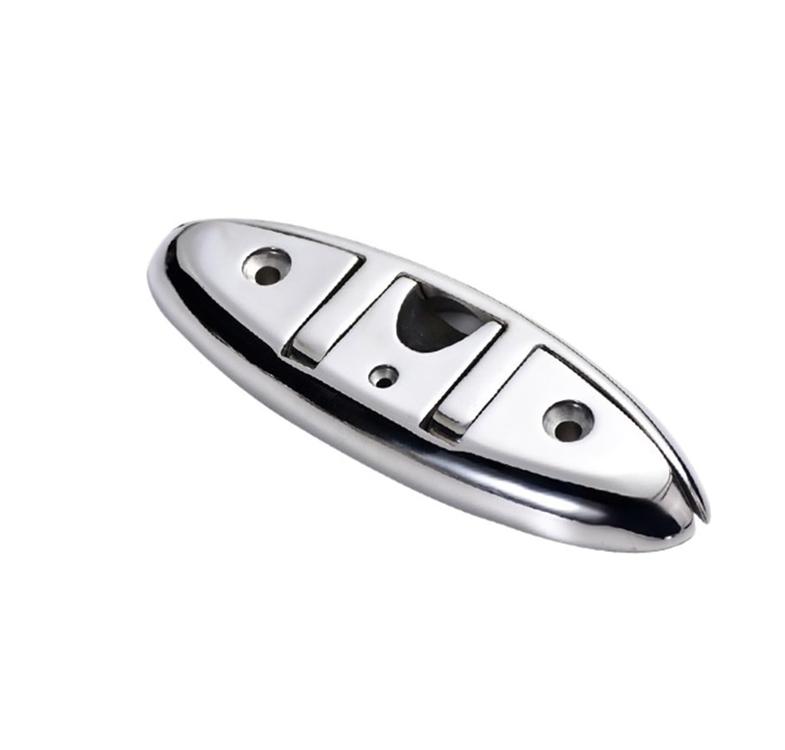 Boat Flip Up Cleat Deck Folding Flush Dock Mount Cleat Marine Stainless Steel 316 Mooring Rope Cleat(6 inches)