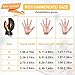 Rehabilitation Robot Gloves for Hand Hemiplegia Stroke Recovery, Finger Rehab Robotic Glove Strokes Therapy Equipment, 4 Modes, 2600mAh Rechargeable S/M/L/XL Sizes (Right Hand-M)