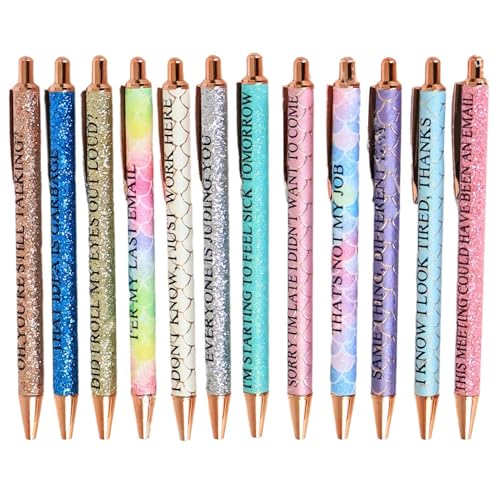 Zuasdvnk Lustiges 12er Set Tintenroller