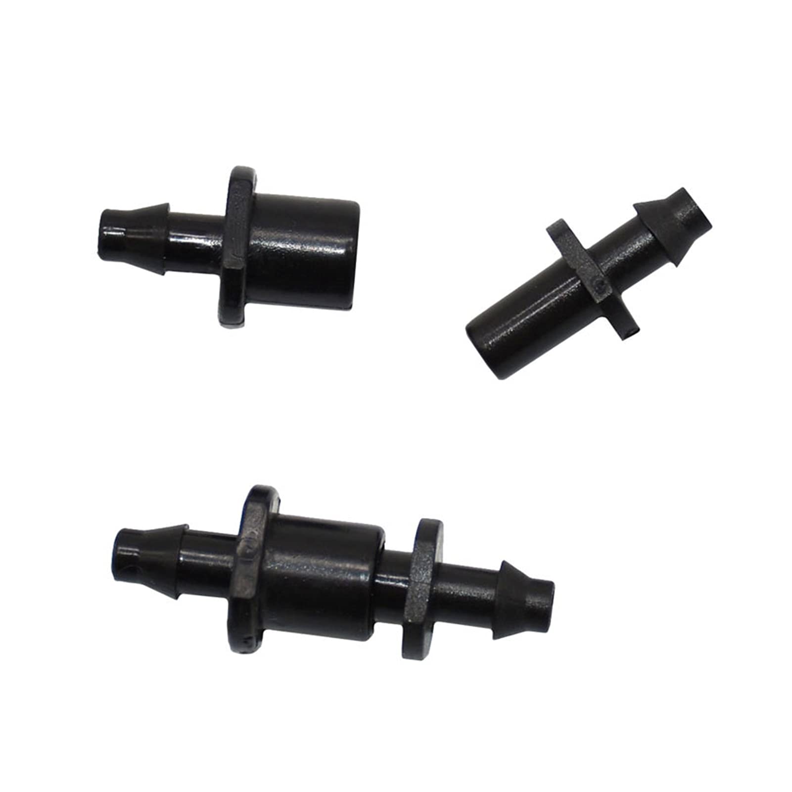 Tubo da giardino per cucina, tubo da giardino da 1/4", connettore per irrigazione a goccia dritto da 1/4", connettore a 2 vie, adattatore da 4/7, 200 pezzi (diametro 1/4'')
