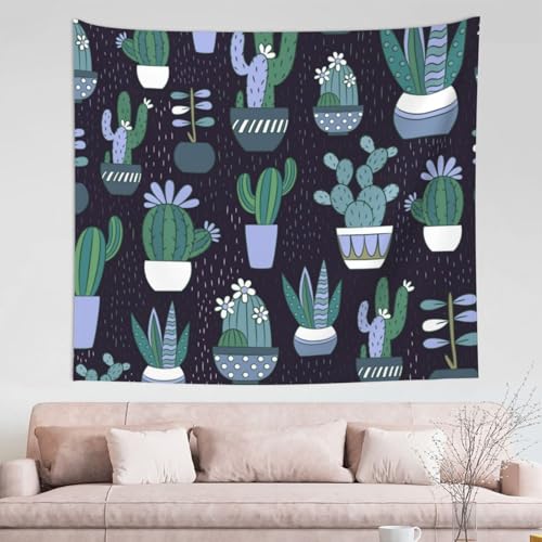 Tapisserie murale cactus et succulentes FZGGWYHL de 152x129 cm