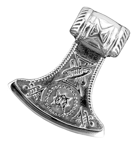 Colgante vikingo nº 195 de acero inoxidable con acabados de alta joyería